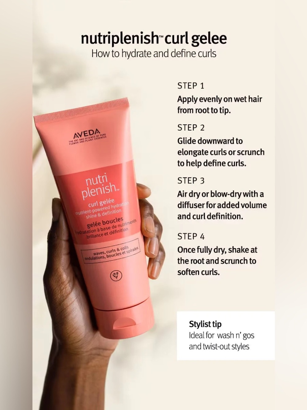 Aveda Nutriplenish Curl Gelée - Picture 3 of 4